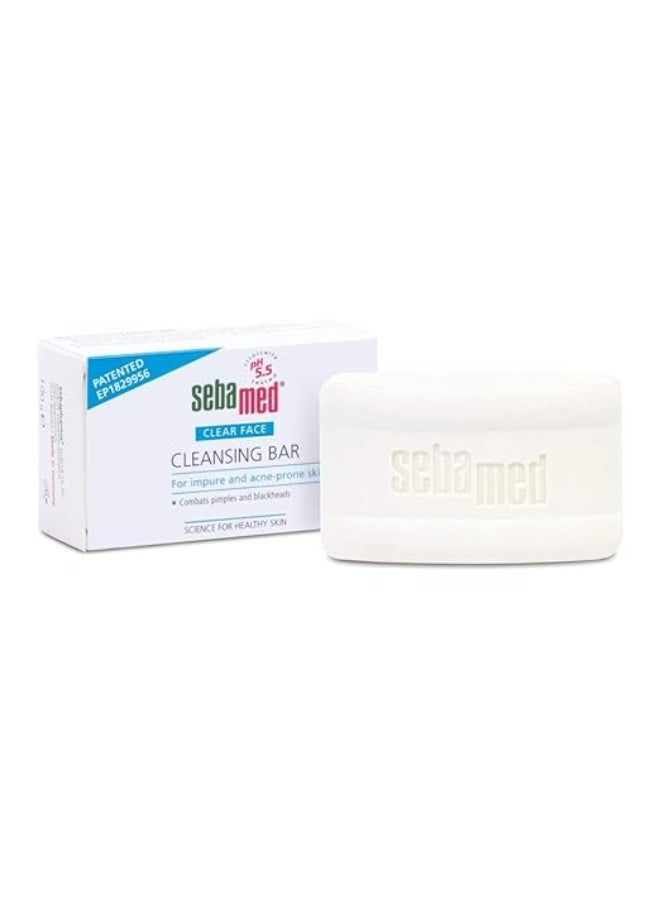 SebaMed Clear Face Cleansing Bar, 100g - Image 1